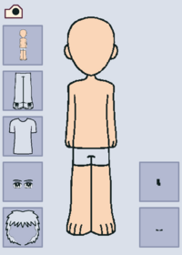 Dress up the boy