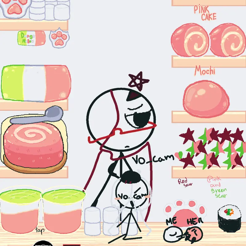 This is my best friends's oc🤭🤭 by @R0SY_W1NEY