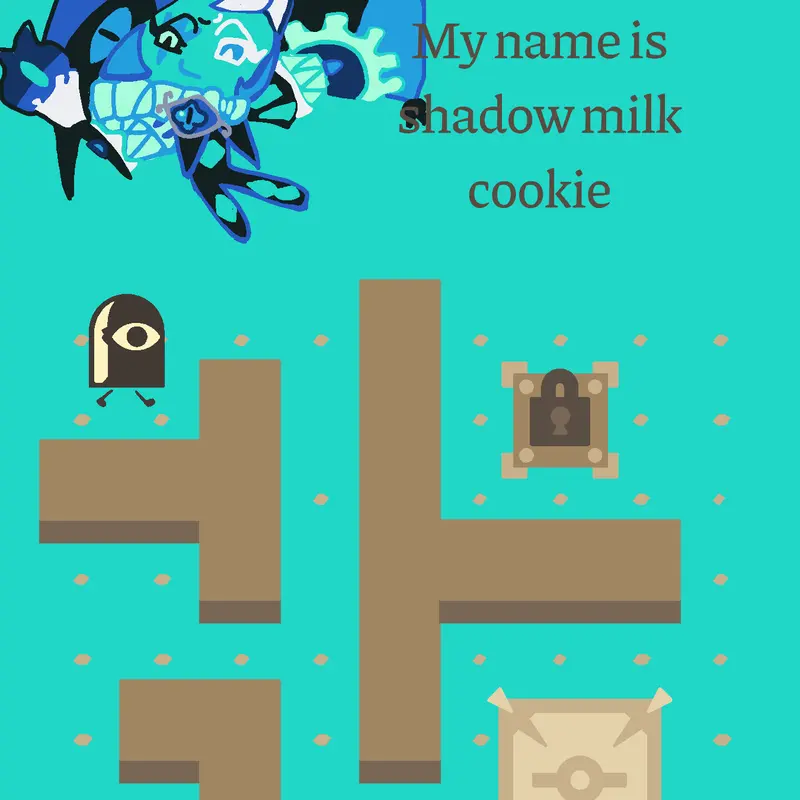 Shadow milk, cookie maze I was too tired by @rvtvyhuhyftctgynu
