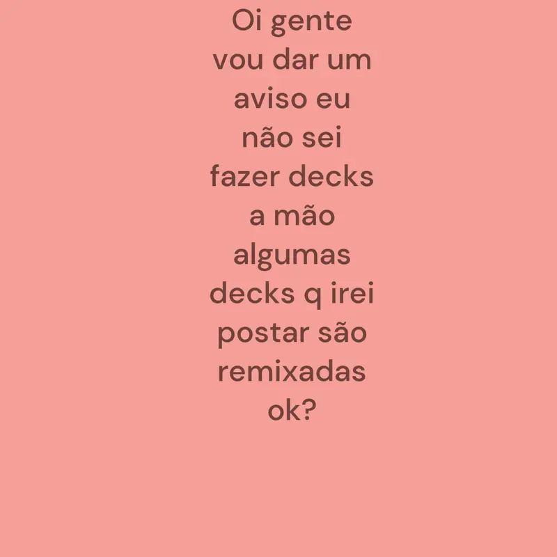Apenas um aviso by @bluudog