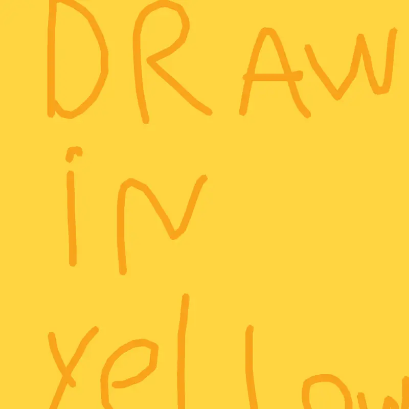 Draw in yellow by @GUEST6834