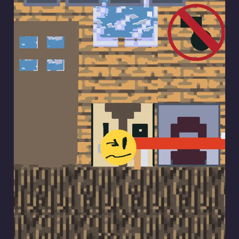 Bird eats in minecraft 2 by @KJMorada
