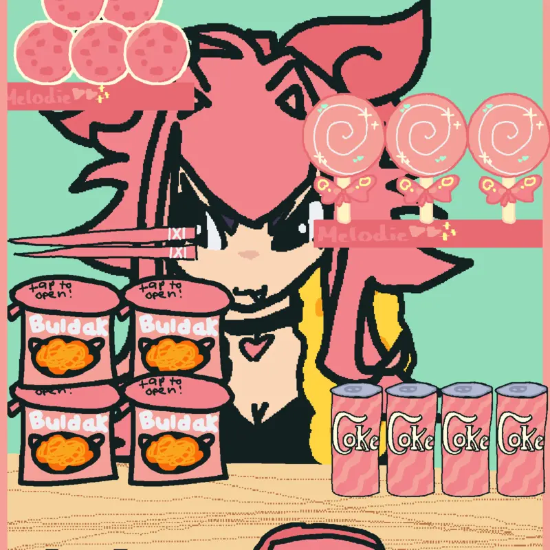 Mukbang by @cats_are_kewl