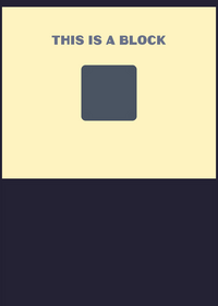 This is a block..