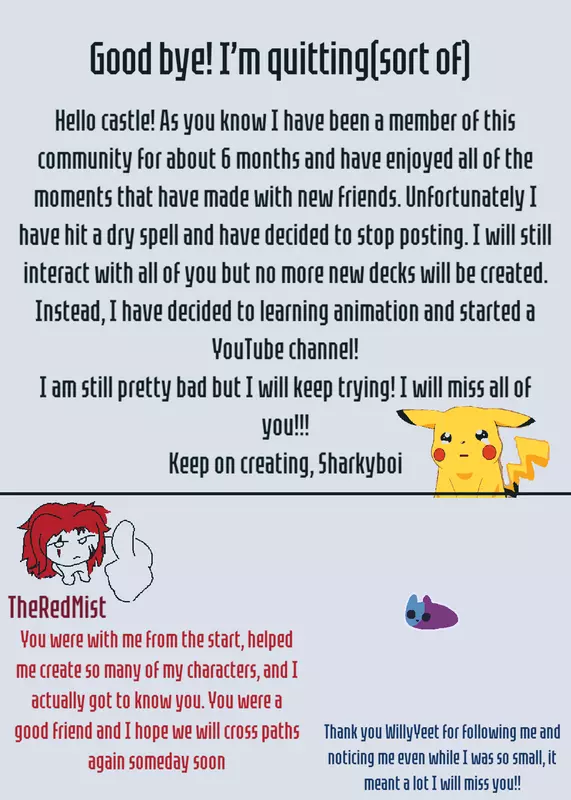 Farewell by @Sharkyboi727
