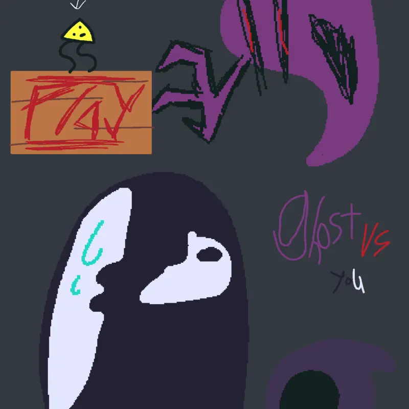 Ghost vs you by @Bloop_Red