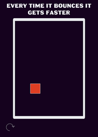 Every Time The Square Bounces It Gets Faster