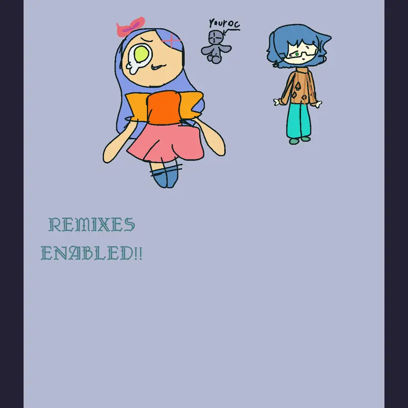 Twin OCs of mine by @happybunny55