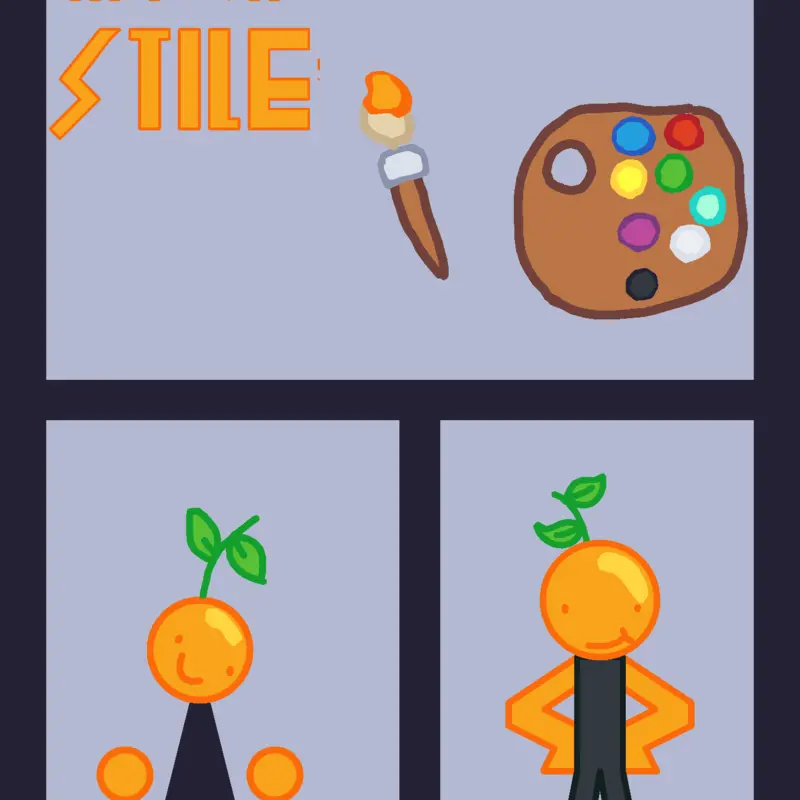 im now done drawing this tangy person🍊 by @Googlywoogly789