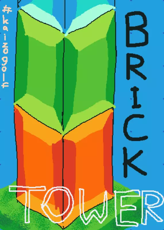 Brick tower fall kaizogolf by @helios_fi