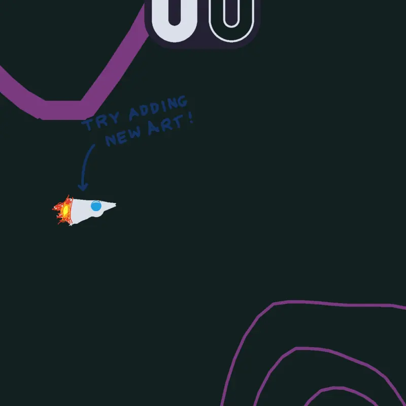 Almost possible space game by @7488474