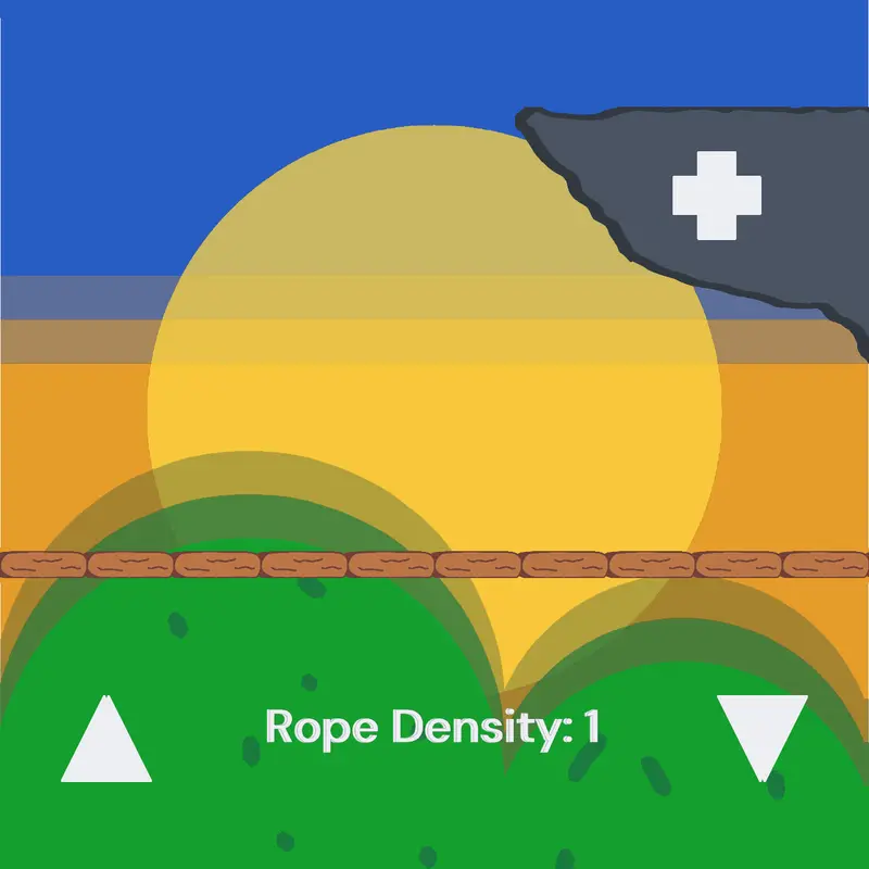 rope physics game by @cbxxs