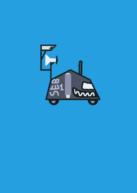 cool little robotic interceptor by @coolguynotreally