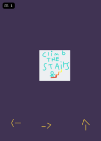 Climb the stairs