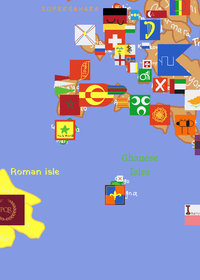 Neo terran country flag band