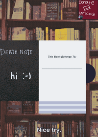 Ah hell nah bro got the death note 📓🥀