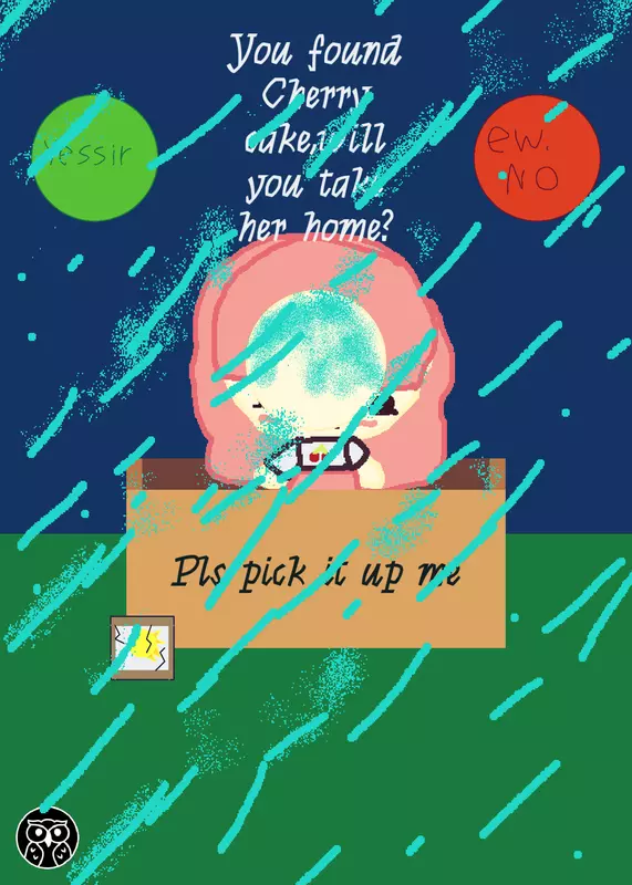 Take Care of Cherry cake by @lena_sakura