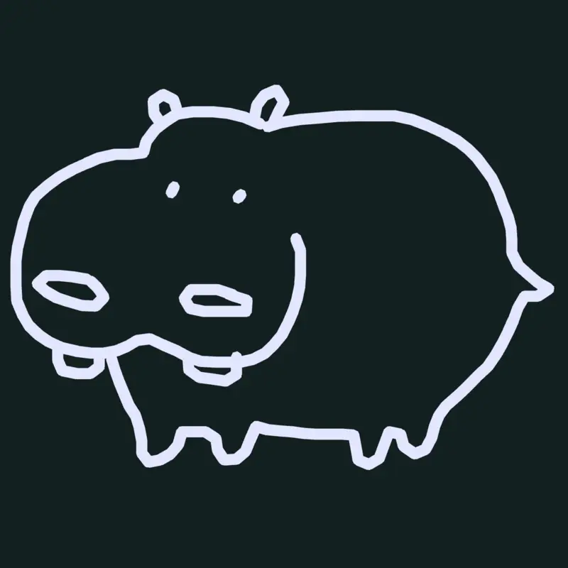 Hippo by @jess