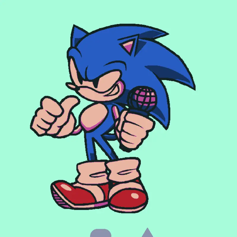 Fnf sonic by @Brianthebro