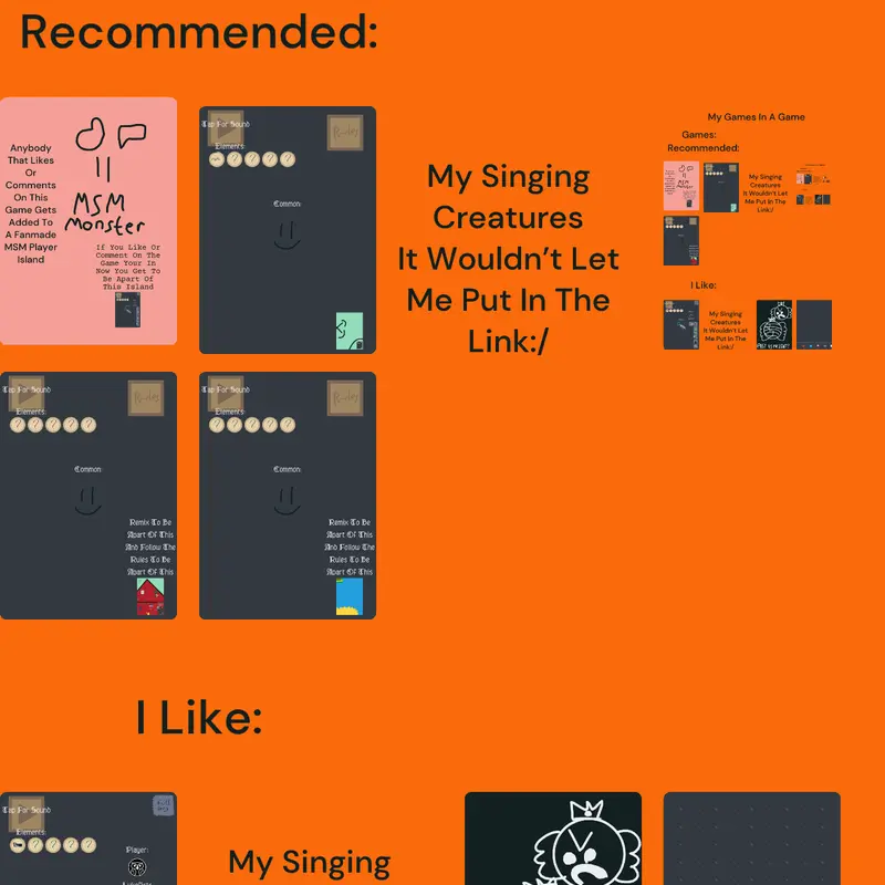 My Games That I Recommend by @OfficalLa_MonsChannel