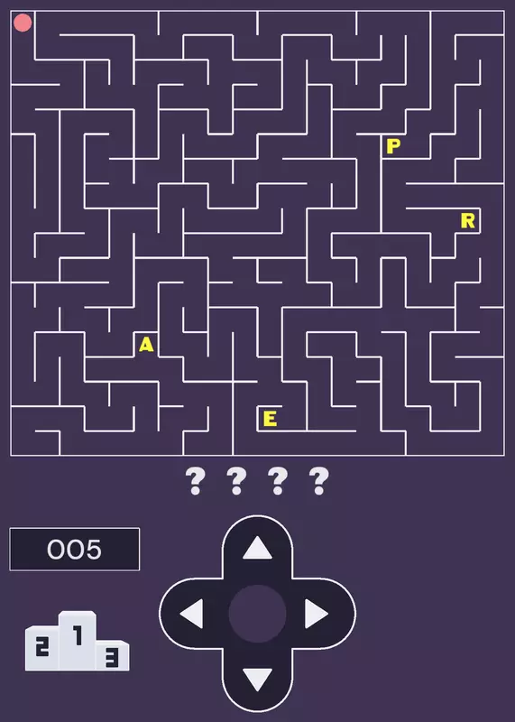 Word Maze by @GoombaDev