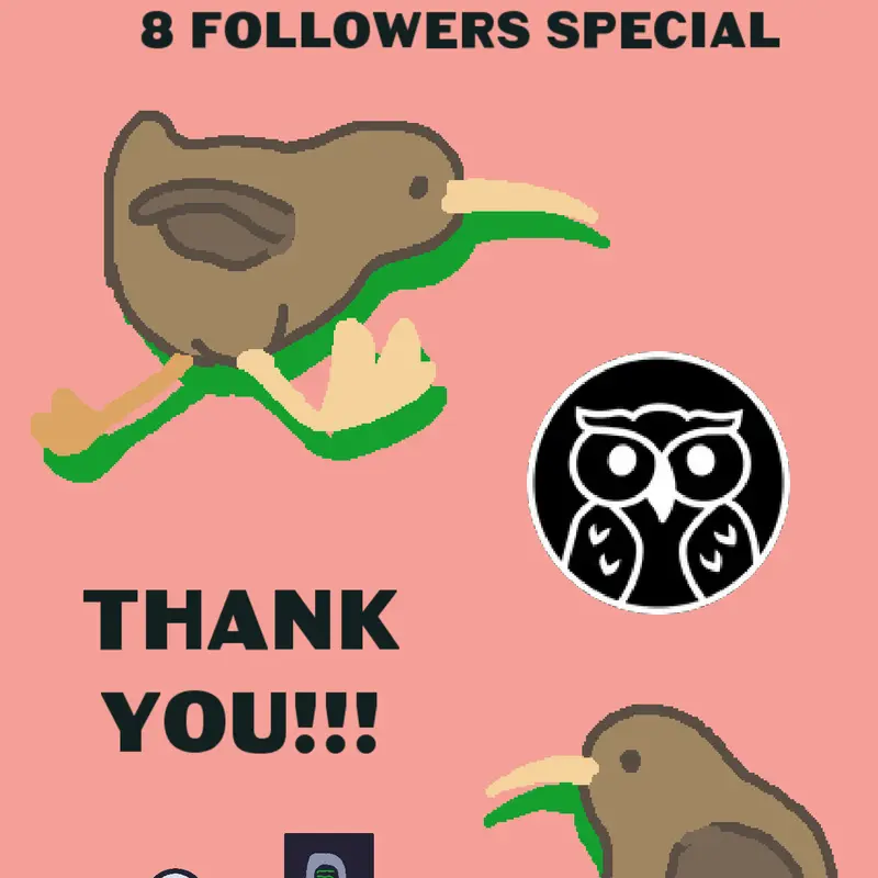 Thank you for 8 followers god bless u☦️ by @kiwi-bird