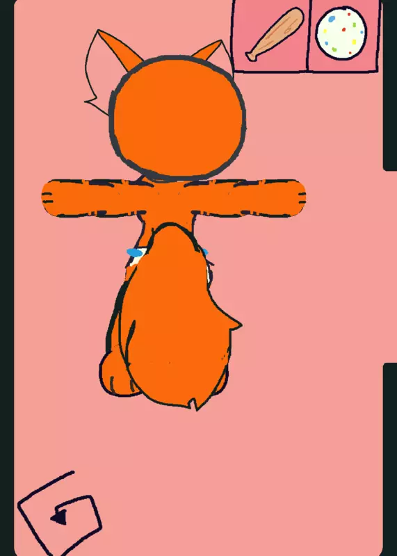 Emoji cat ragdoll orange by @TeddyAfifa