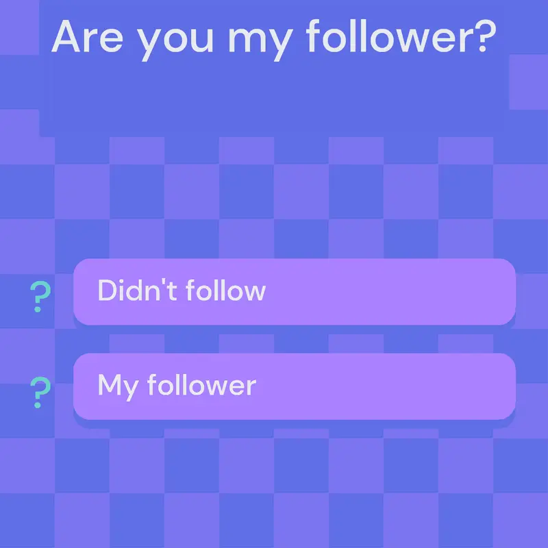 Are you my follower? by @Arsan_Official