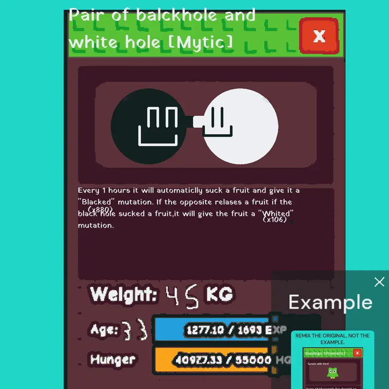 Game by @Randomblackhole