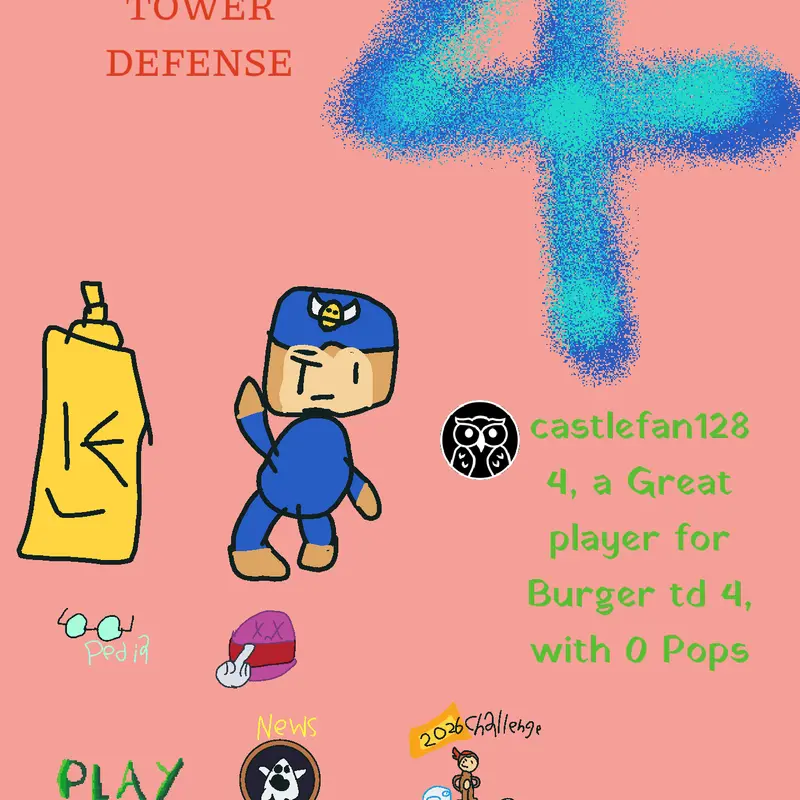 Burger td 4 by @castlefan1284