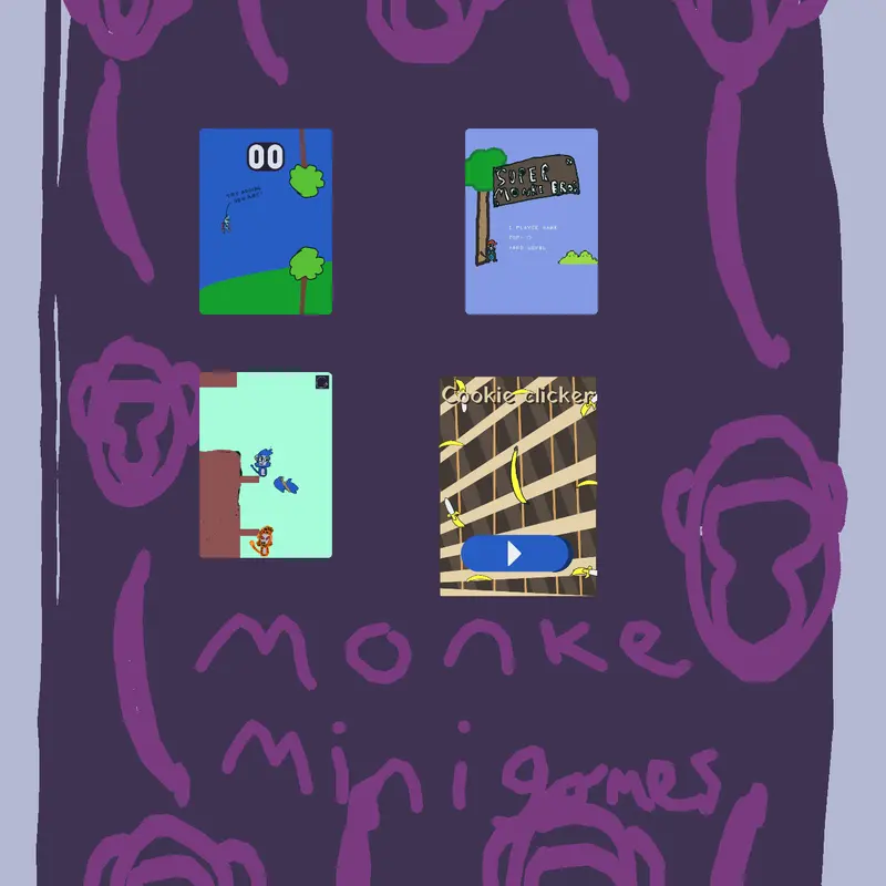 Monke minigames by @bluejuice