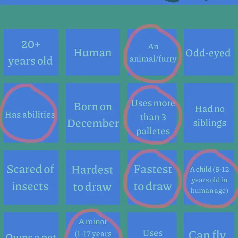 Bingo by @lion_sprunki