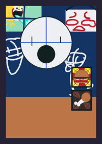 Eating game animatic battle feed