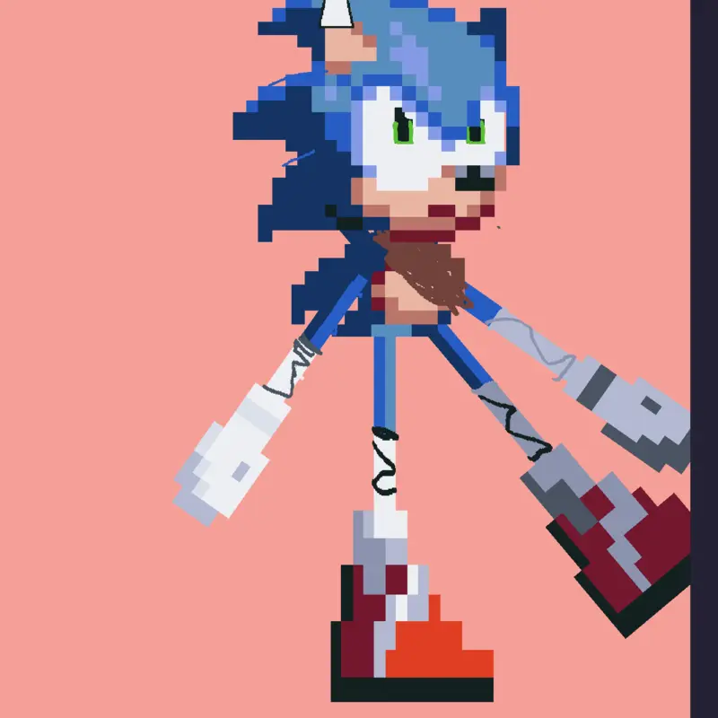 Sonic boom ragdoll by @KurtPhillip