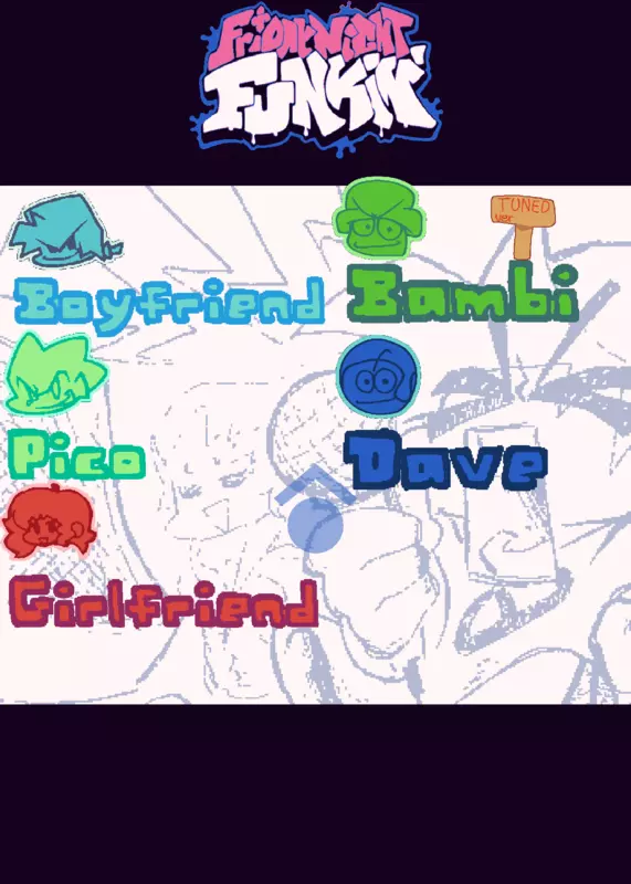 FNF animation and sound test by @vic143286