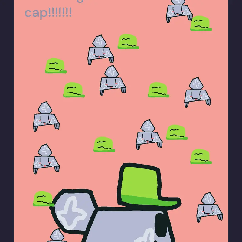 Pebble has his thinking cap!!!!!!!! by @yarely1