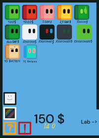 Cube updating game