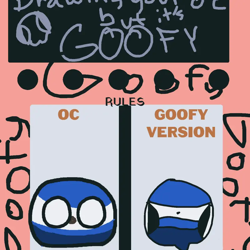 Draw your oc but GOOFY by @SHAD_0W