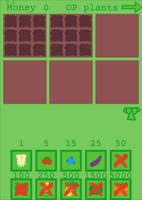 Grow and buy Added music and eggplant