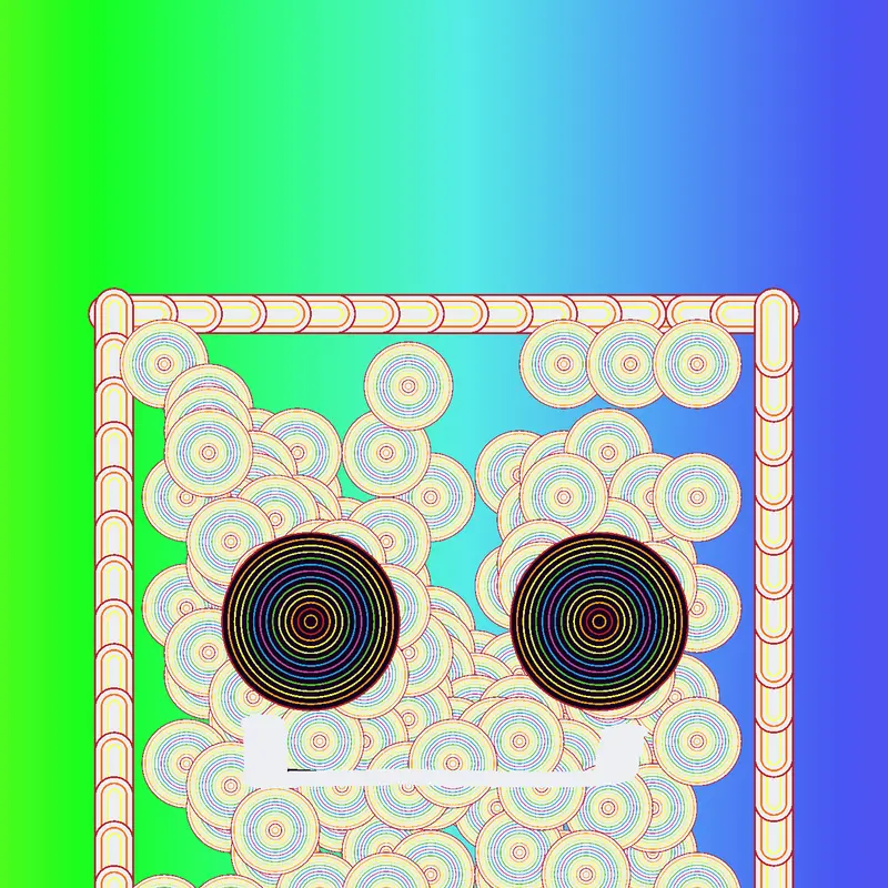 Rainbow static blob by @Angel_hero