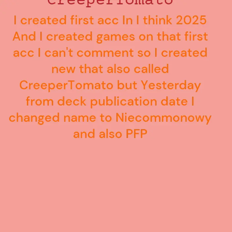 CreeperTomato History by @Niecommonowy