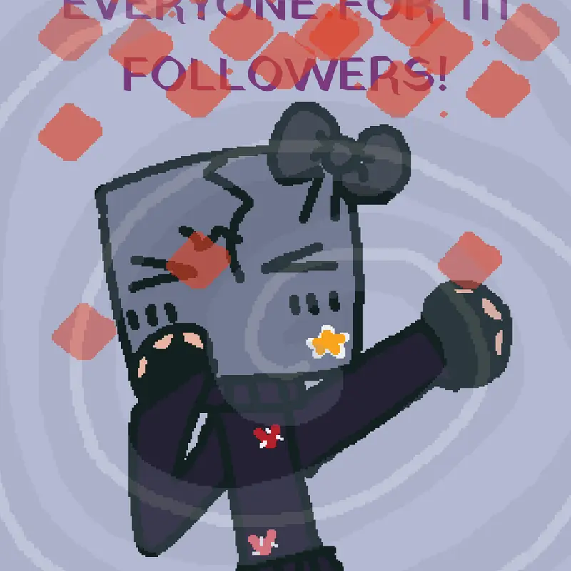TYSM EVERYONEEE!!! by @NoodlesTheToaster
