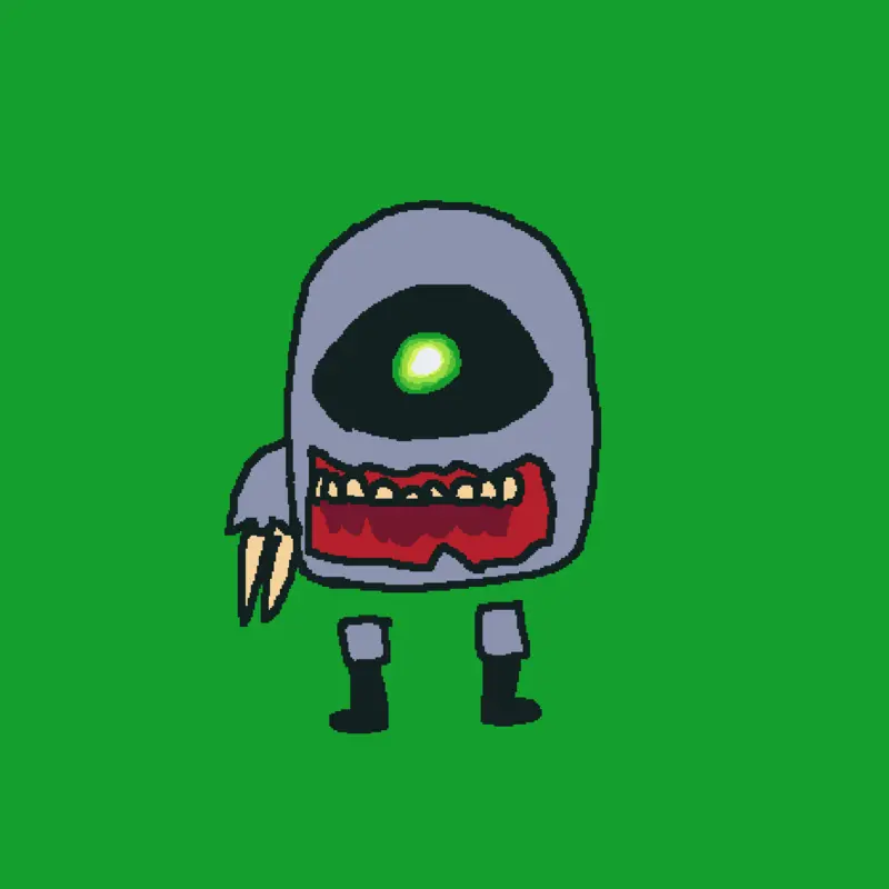 Claw from ear gane by @funnisnowball