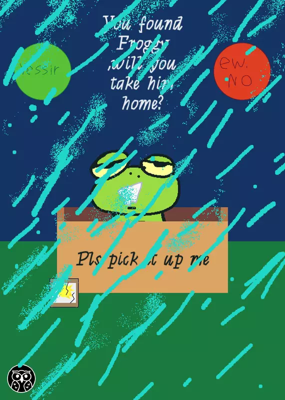 Take care of froggy by @Yomi_M