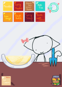 Catta(my main OC) mukbang!