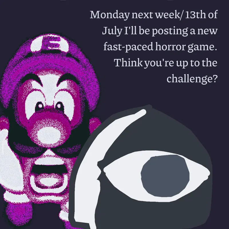 Teaser Luigi horror game by @Ice_O_Laded