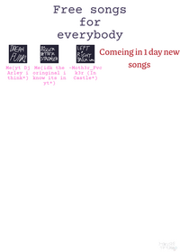 Free songs for everybody!