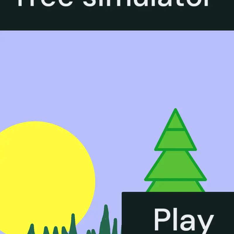 Tree simulator by @not_rat