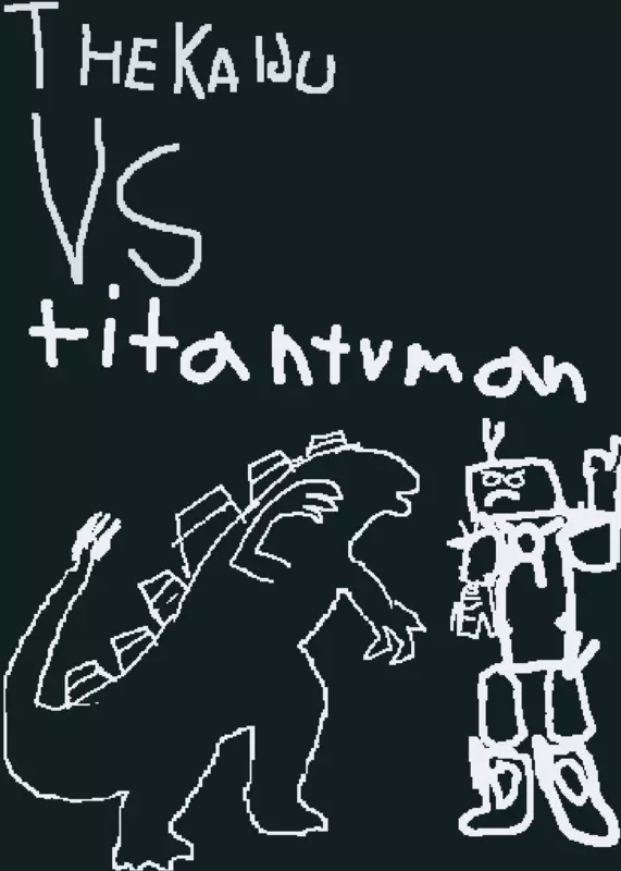 Robozilla Vs titan tv man by @cooljirakingofallzillas