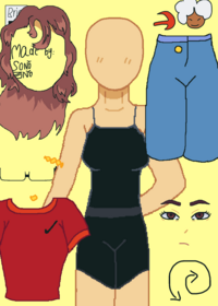 Dress up puzzle game